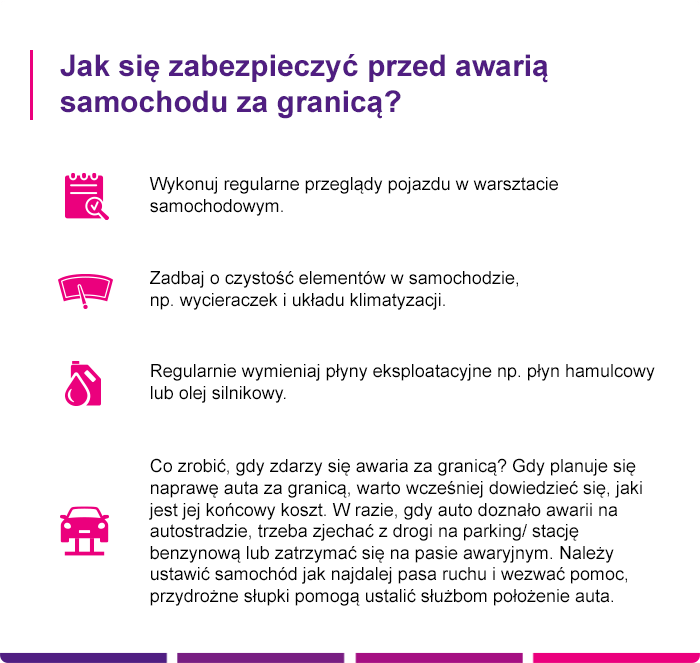 Jak się zabezpieczyć przed awarią samochodu za granicą? - Link4.pl